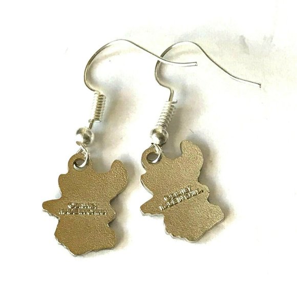 Vintage Disney Lilo & Stitch Earrings Disneyana Aulani Ohana Hawaii Charm - Picture 4 of 7